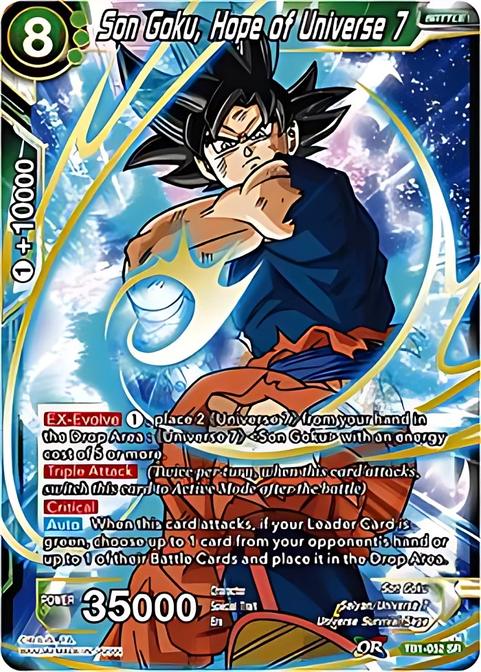 Son Goku, Hope of Universe 7 [Tournament Promo] #TB1-052