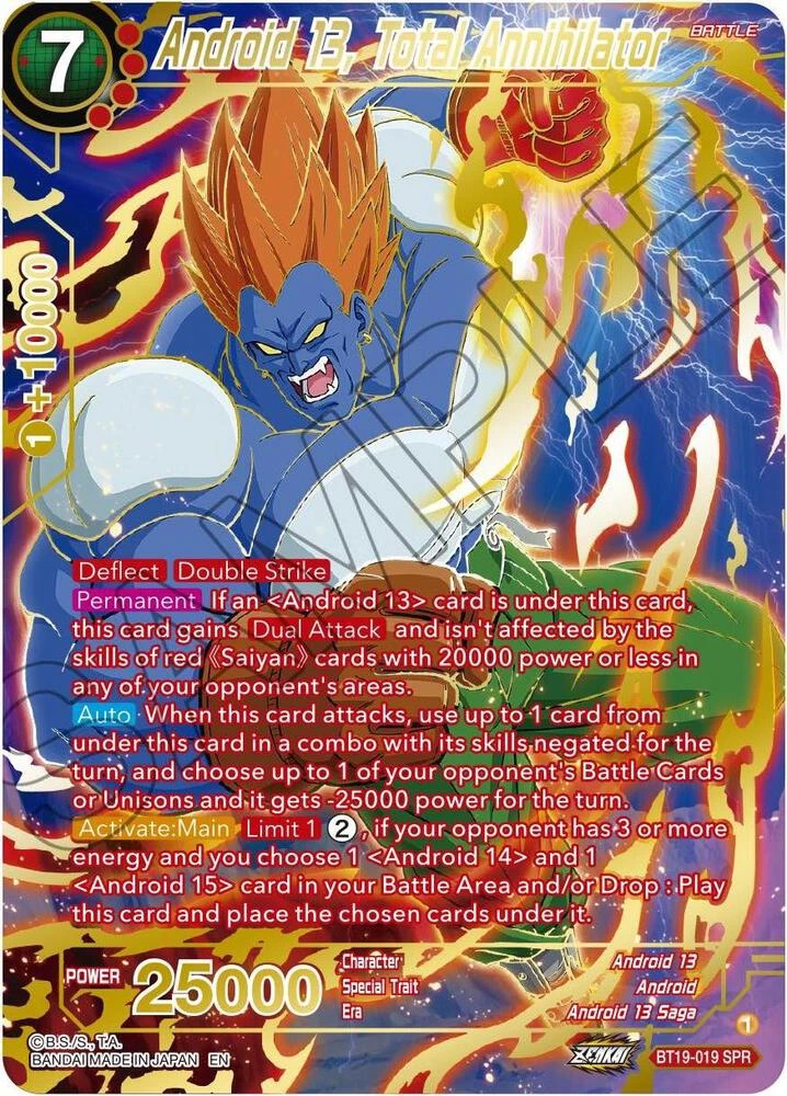 Android 13, Total Annihilator [SPR] #BT19-019