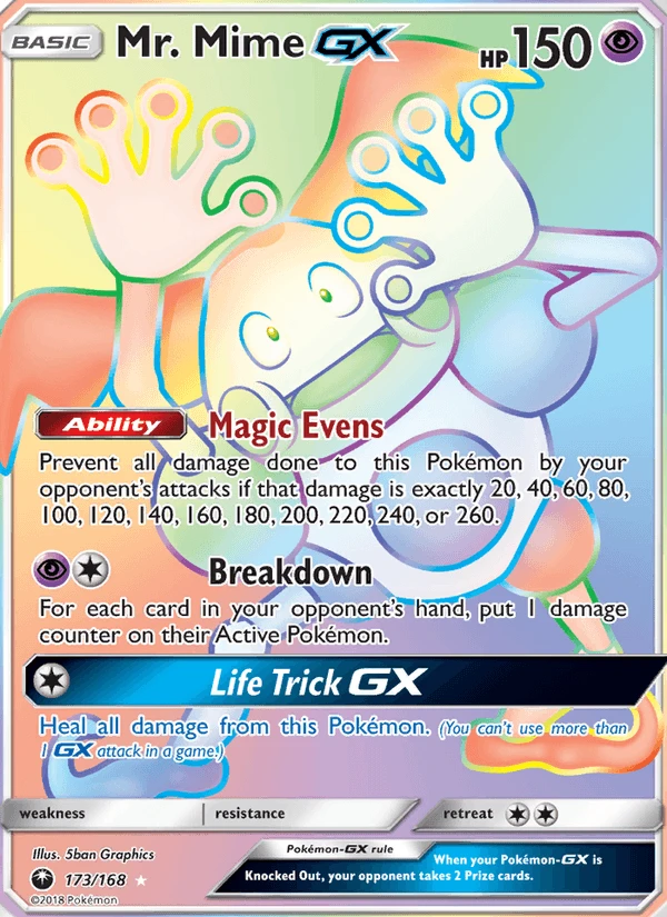 Mr Mime Gx #173