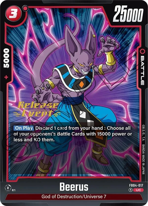 Beerus [Release Event] #FB04-017