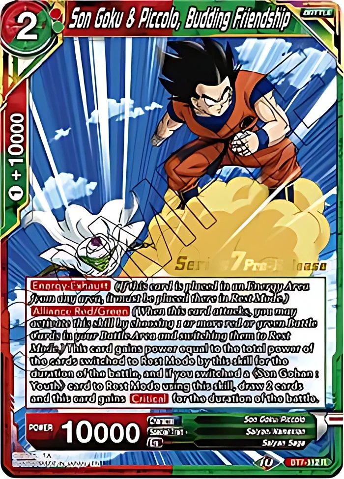 Son Goku & Piccolo, Budding Friendship [Pre-Release] #BT7-112_PR