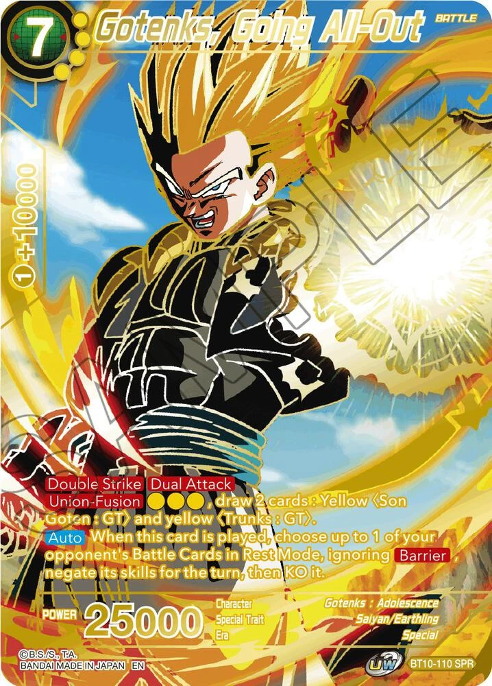 Gotenks, Going All-Out [SPR] #BT10-110