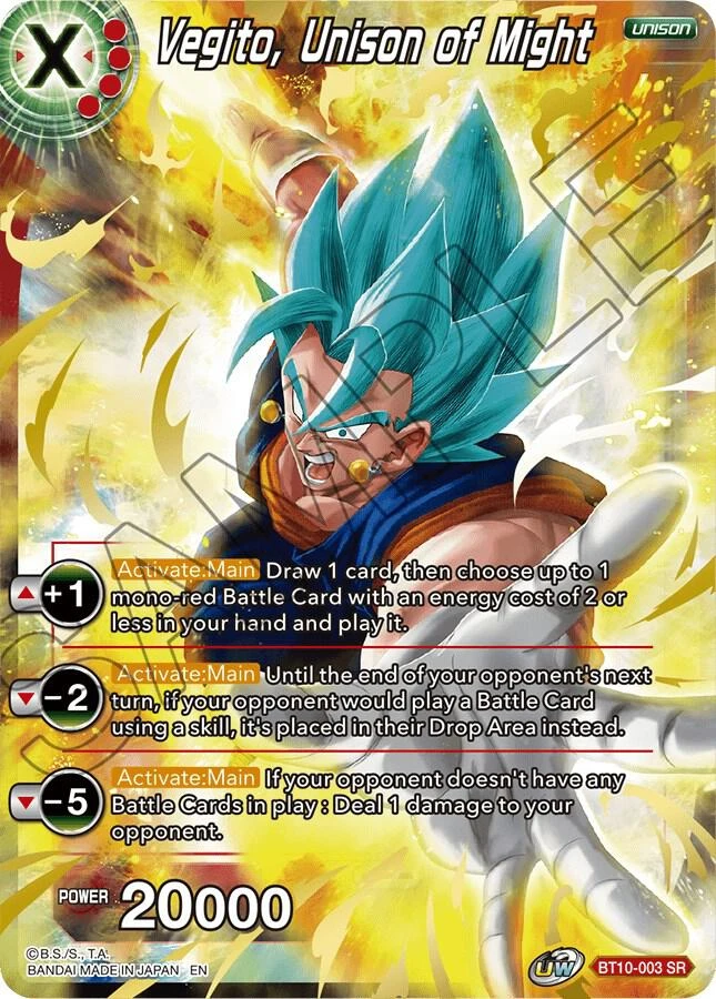 Vegito, Unison of Might #BT10-003
