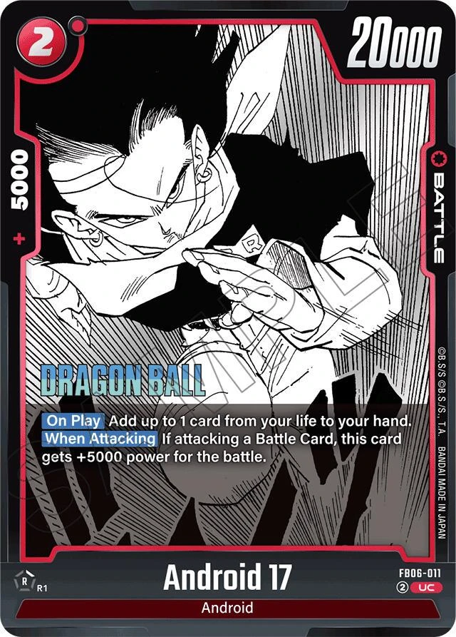 Android 17 [Release Event Manga Art] #FB06-011
