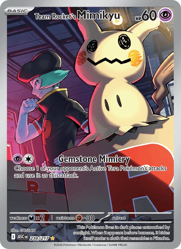 Team Rocket's Mimikyu #238