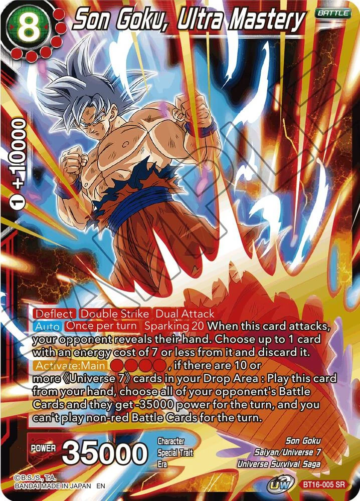 Son Goku, Ultra Mastery #BT16-005