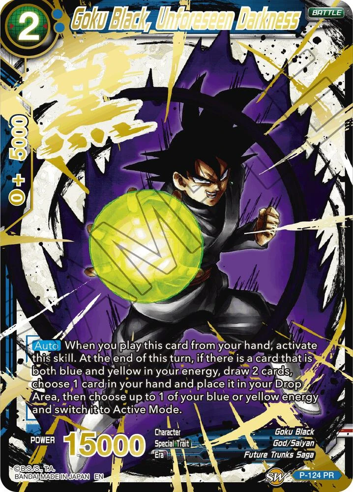 Goku Black, Unforeseen Darkness [Alternate Art] #P-124