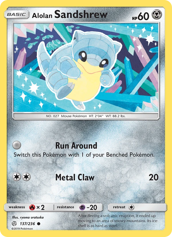 Alolan Sandshrew #137