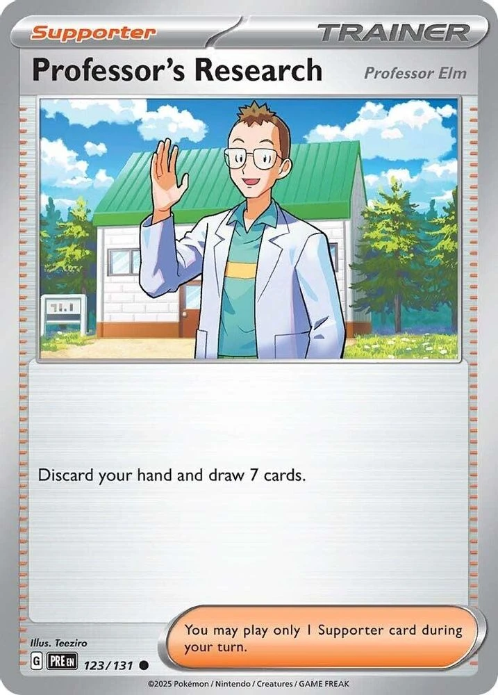 Professor's Research: Professor Elm Reverse #123