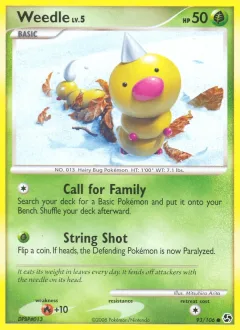 Weedle Reverse Holo