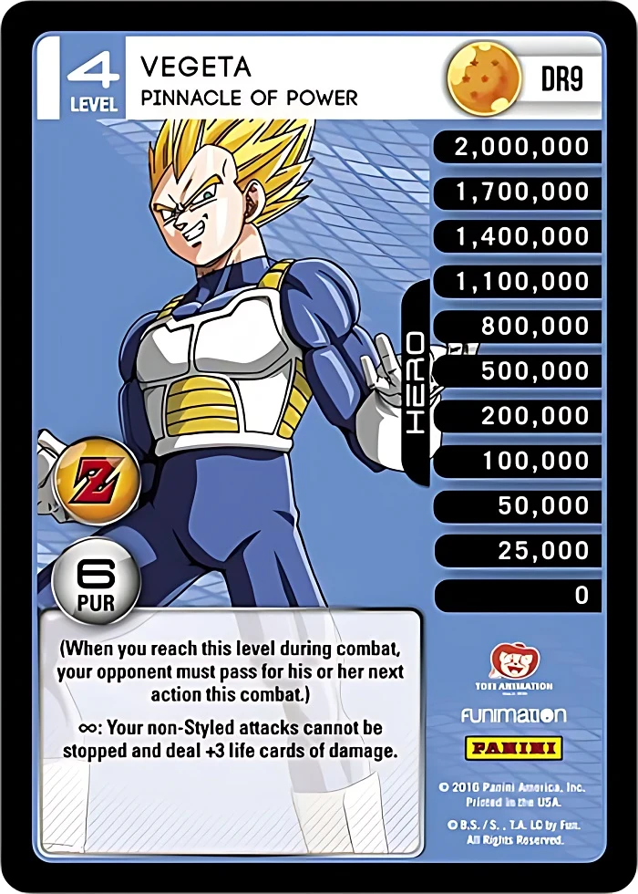 Vegeta - Pinnacle of Power #DR9