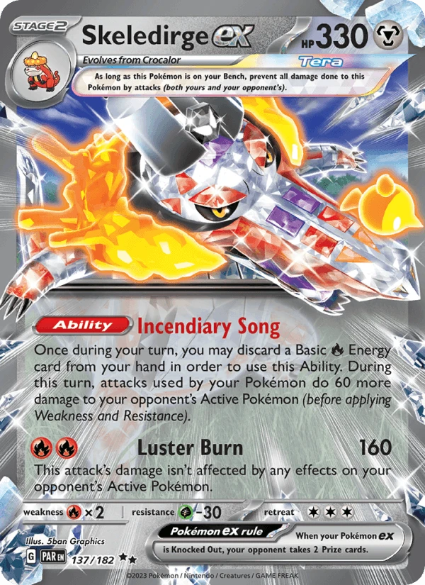 Skeledirge ex Holo #137