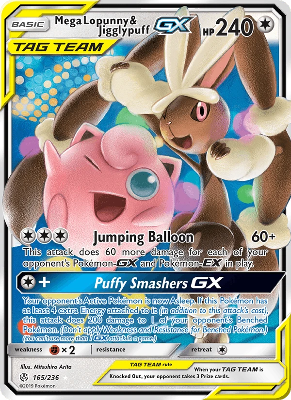 Mega Lopunny & Jigglypuff Gx #165