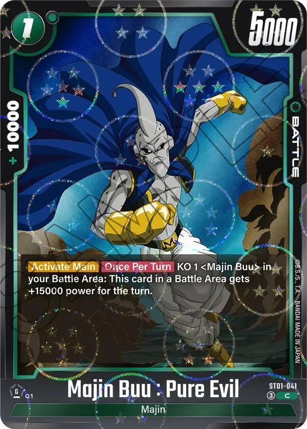 Majin Buu : Pure Evil [Dragon Ball Pattern] #ST01-041