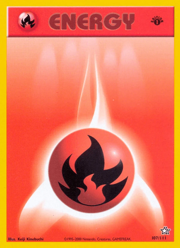 Fire Energy 1st Edition #107