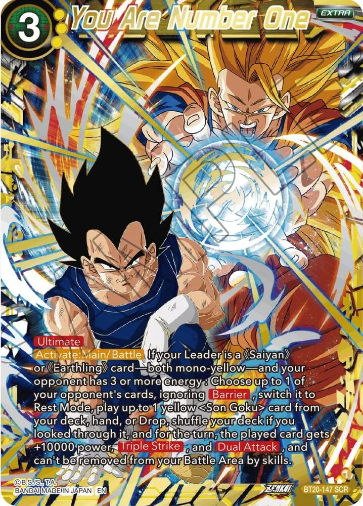 You Are Number One [Alternate Art] #BT20-147