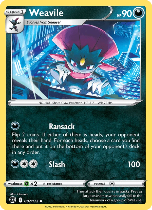Weavile #87