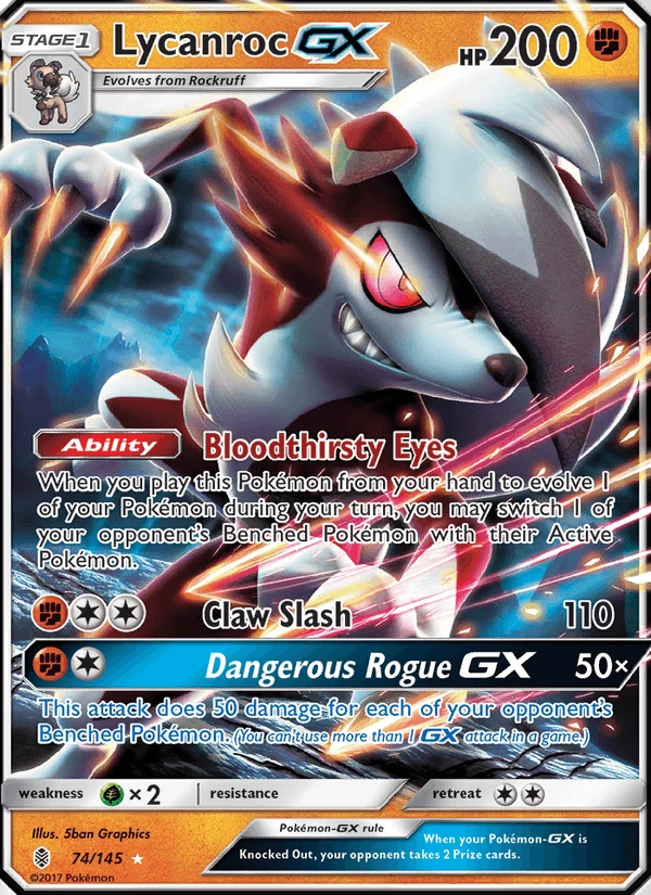Lycanroc Gx #74