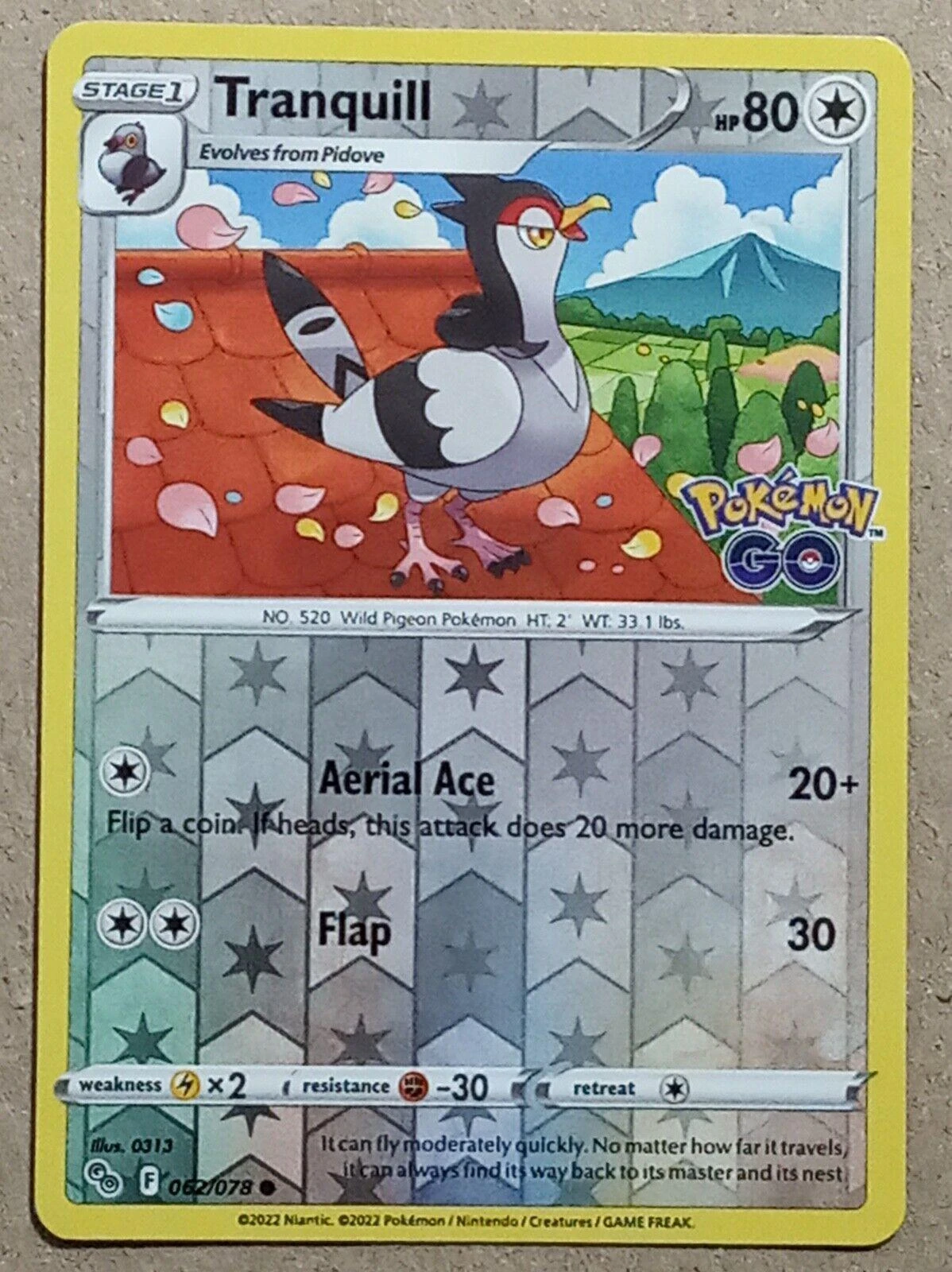 Tranquill Reverse Holo #62