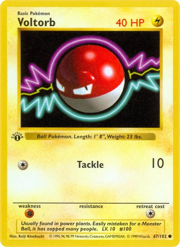 Holon's Voltorb 1st Edition #31