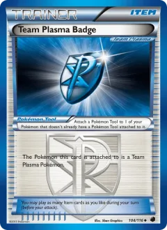 Team Plasma Badge Reverse Holo