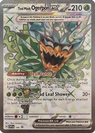 Teal Mask Ogerpon Ex #166
