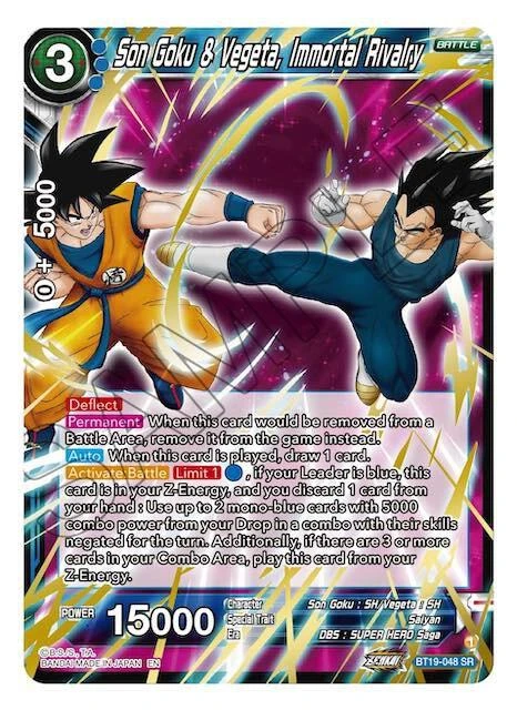 Son Goku & Vegeta, Immortal Rivalry #BT19-048