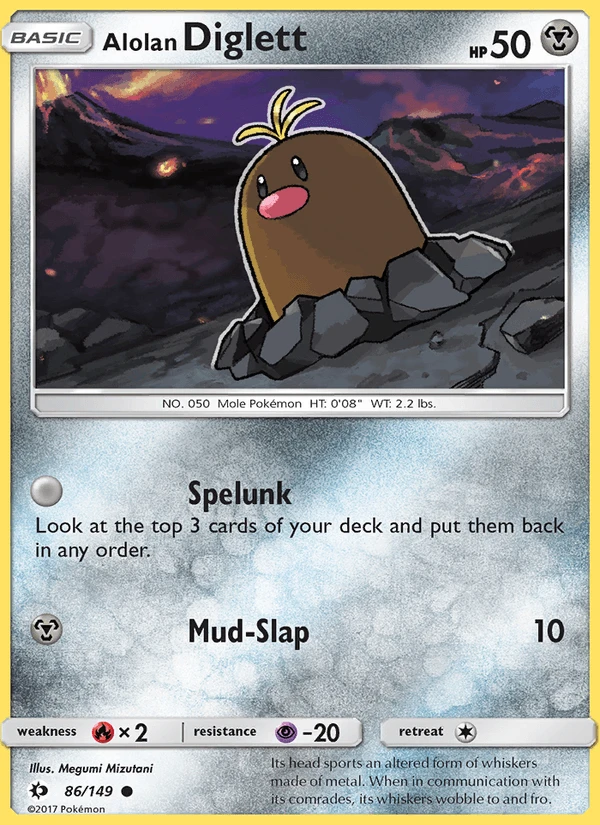 Alolan Diglett #86