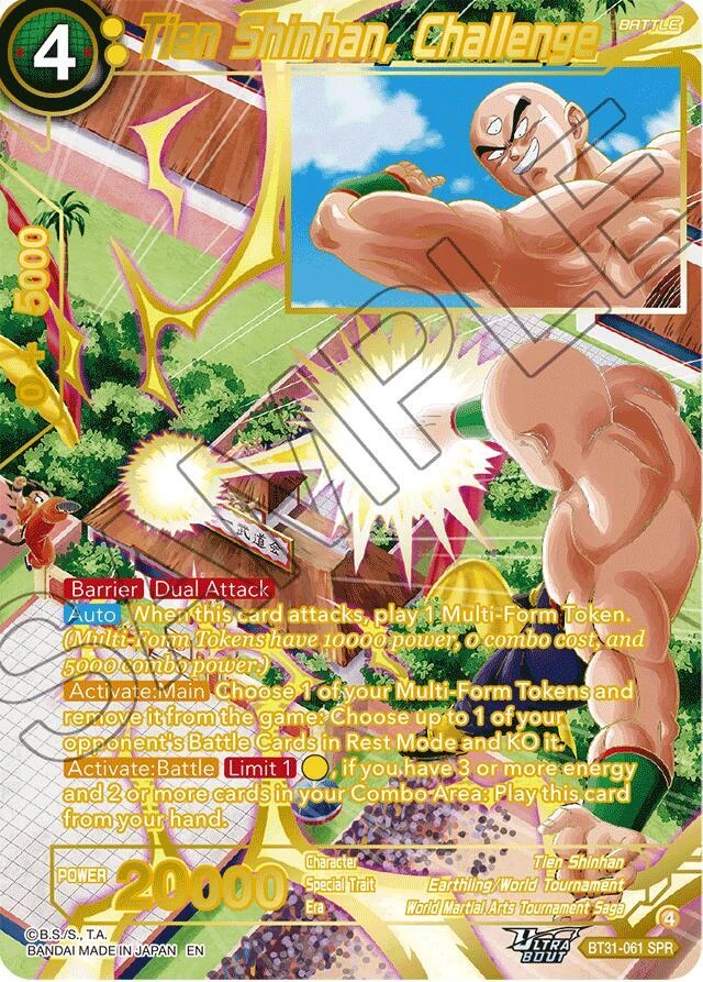 Tien Shinhan, Challenge [SPR] #BT31-061