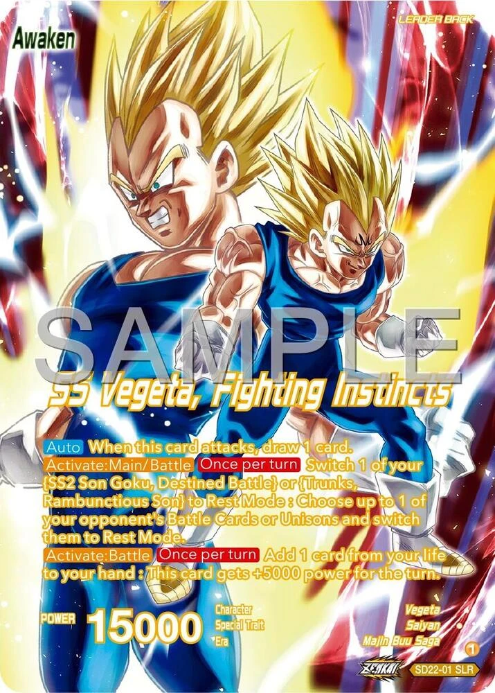 Vegeta // SS Vegeta, Fighting Instincts [Expansion Deck Box Set 24: Premium 7th Anniversary Box 2024] #SD22-01