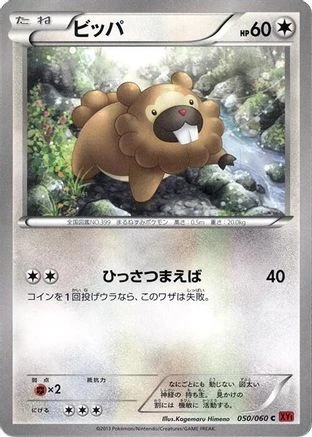 Bidoof 1st Edition #50