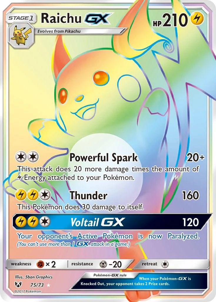 Raichu Gx #75