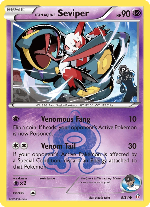 Team Aqua's Seviper #9