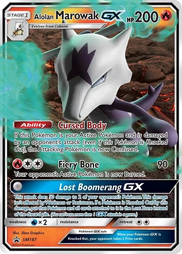 Alolan Marowak Gx Sm187