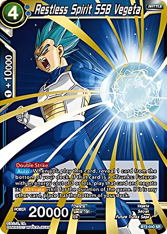 Restless Spirit SSB Vegeta #BT2-040