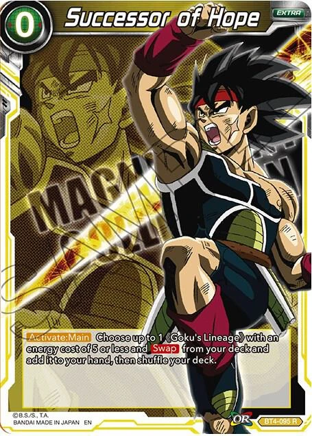 Successor of Hope [Expansion Deck Box Set 08: Magnificent Collection - Forsaken Warrior] #BT4-095