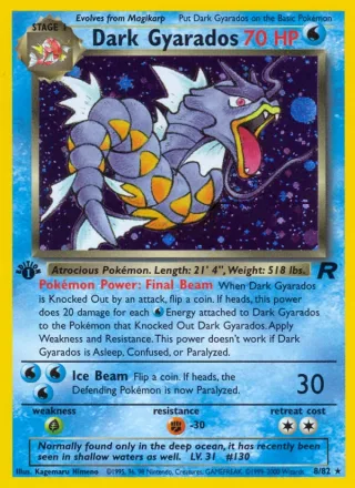 Dark Gyarados 1st Edition — the record Sensei pull, PSA 10