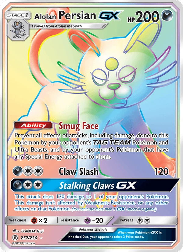 Alolan Persian Gx #257