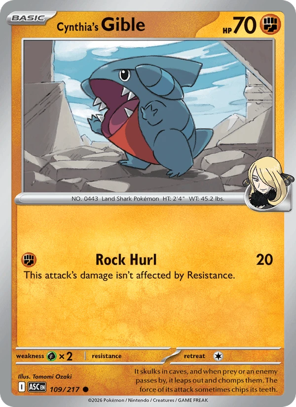 Cynthia's Gible #109