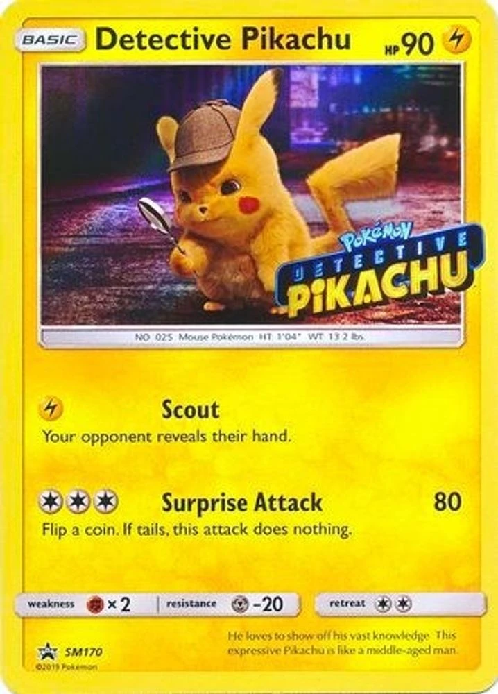 Detective Pikachu Stamped #SM170