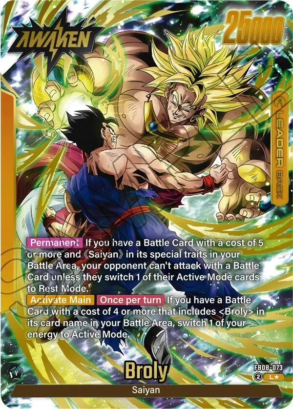 Broly [Alternate Art] #FB08-073