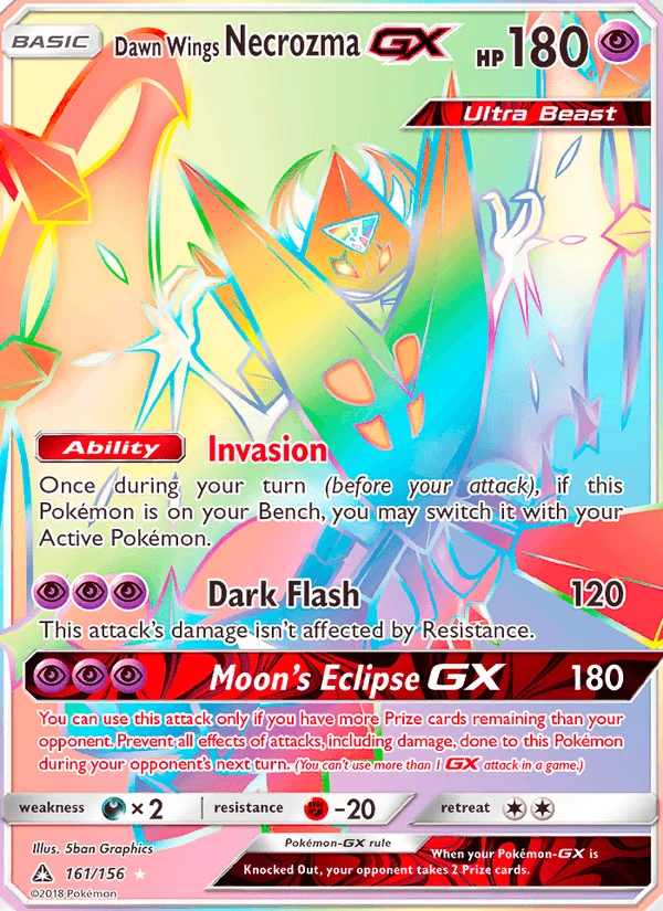Dawn Wings Necrozma Gx #161