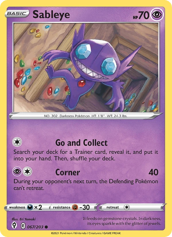 Sableye Reverse Holo #67