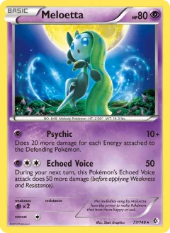 Meloetta Reverse Holo