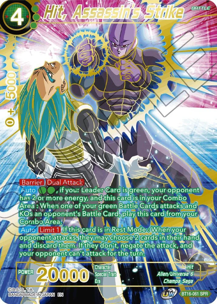 Hit, Assassin's Strike [SPR] #BT16-061