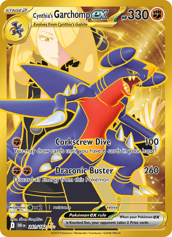 Cynthia's Garchomp Ex #241