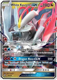 White Kyurem Gx
