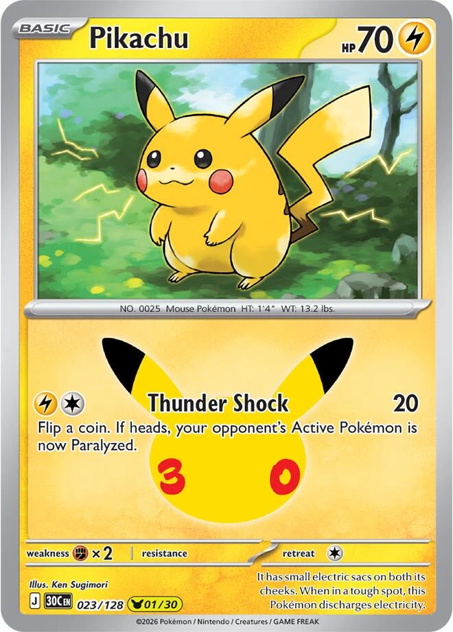 Pikachu Holo #23