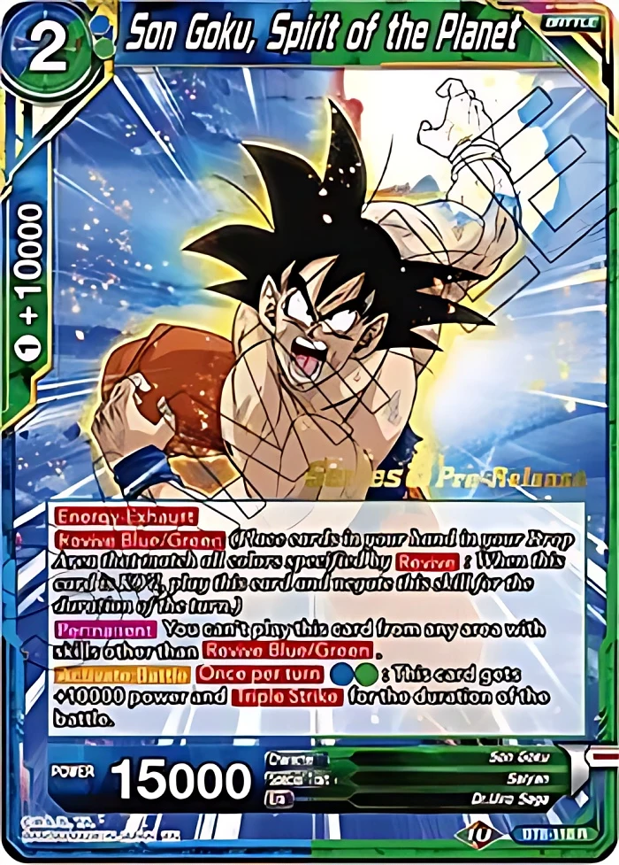 Son Goku, Spirit of the Planet [Pre-Release] #BT8-118_PR