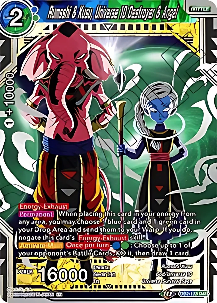 Rumsshi & Kusu, Universe 10 Destroyer & Angel #DB2-173